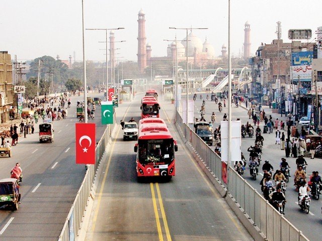 Metro Bus Project Lahore