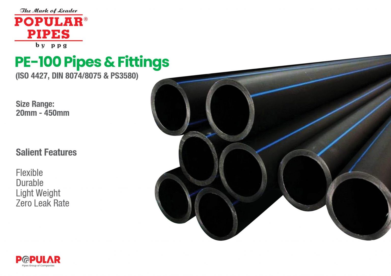 Popular HDPE Pipes Brochure Popular Pipes Group of Companies